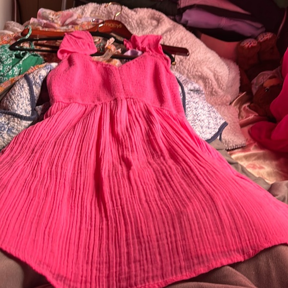 Hollister Pink Shorts Dress - Picture 1 of 5